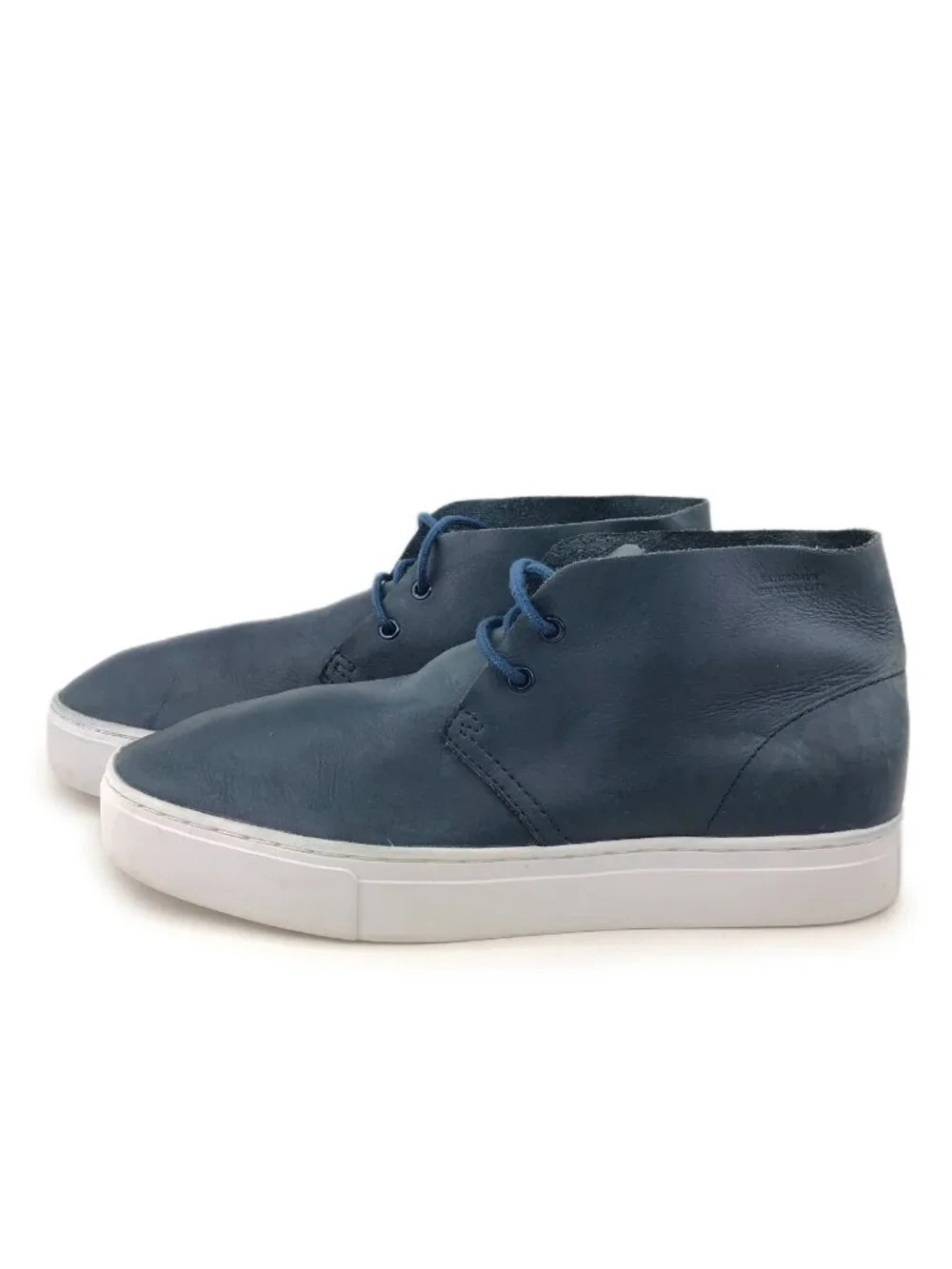 Saturdays NYC Damien Blue Leather Ankle Boots 10